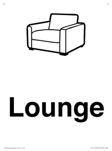 Dementia lounge sign